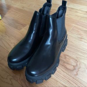Chunky Black Boots